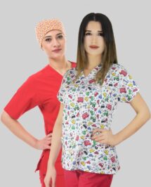 Bluza medic cu desen, M - imagine 2