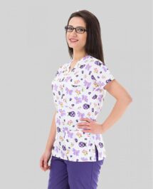 Bluza medic cu desen, M - imagine 4