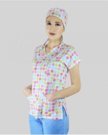 Bluza medic cu desen, M - imagine 7