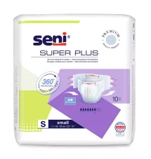 Scutece cu sistem inchis, Seni Super Plus, S, 10 buc