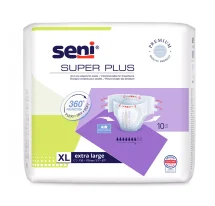 Scutece cu sistem inchis Seni Super Plus, XL, 10 buc