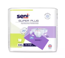 Scutece adulti cu sistem inchis Seni Super Plus, XXL, 10 buc