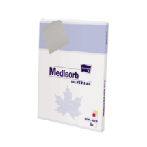 Pansament cu argint steril, Medisorb Silver PAD, 10 X 10 cm, a’5