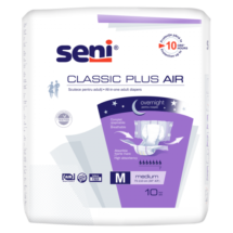 Scutece cu sistem inchis, Seni Classic Plus Air, M, 10 buc