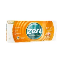 Hartie igienica Zen, Almond Touch, 8 role, 3 str