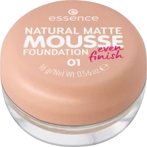 Essence Fond de ten spuma NATURAL MATTE MOUSSE FOUNDATION