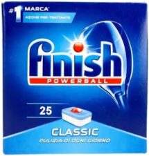 Detergent vase tablete pentru masina de spalat, Finish, 25 buc