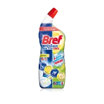 Bref - Solutie curatare WC, Power Aktiv Gel, Lemon, 700 ml