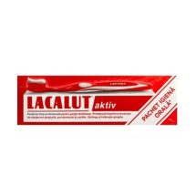 Pasta dinti Lacalut Aktiv, 75 ml + periuta dinti Cadou