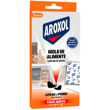 Aroxol Capcane de Hartie Antimolii Alimente - 3 Bucati