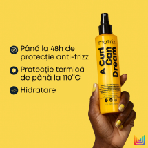 Matrix A Curl Can Dream Scrunch N'Go - Spray Leave-In Pentru Par Cret 250ml - imagine 2