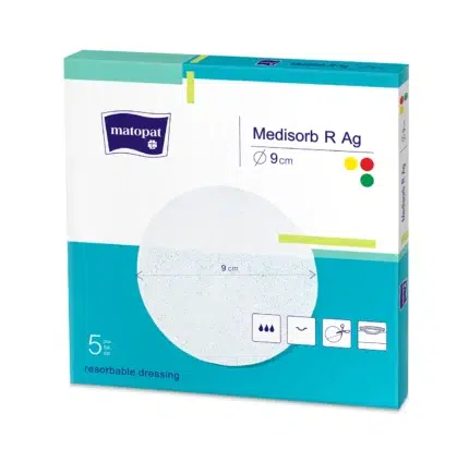 Membrana resorbabila MEDISORB R, Ag, diametru 9 cm, 5 buc