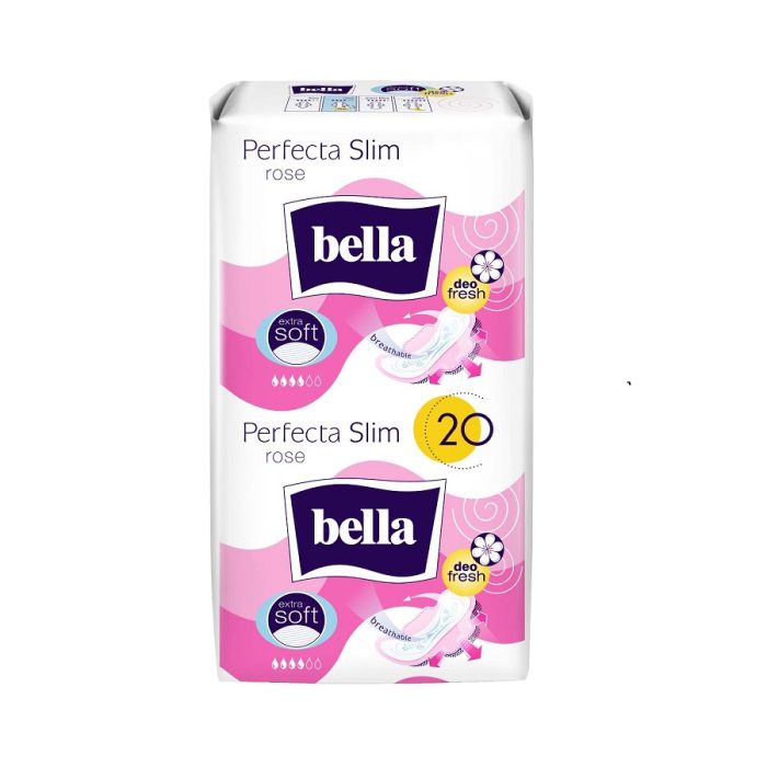 Absorbante Bella Perfecta Slim Rose Extra Soft Deo, 20 buc - imagine 1