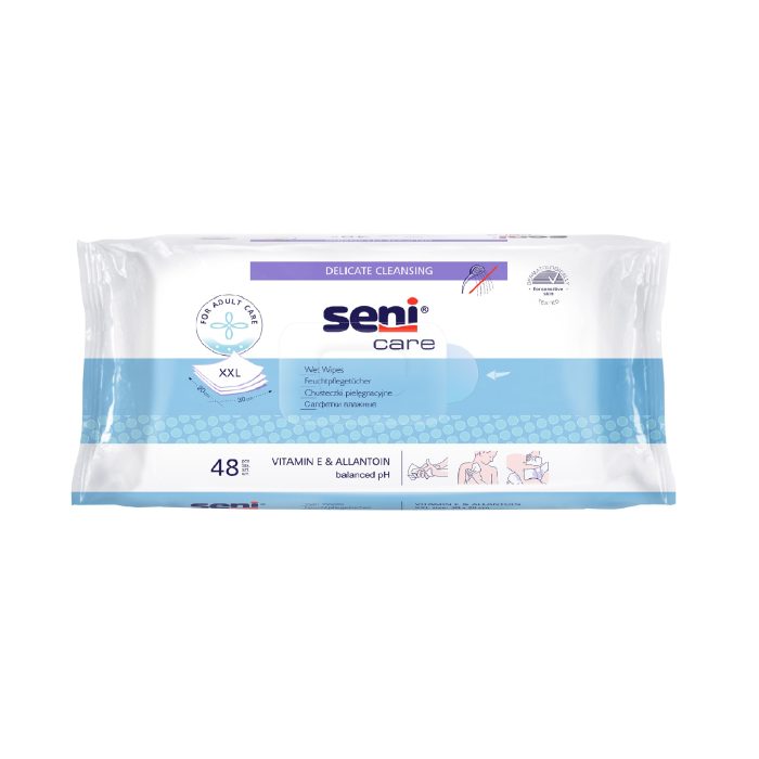 Servetele umede XXL, 48 buc, Seni Care - imagine 1
