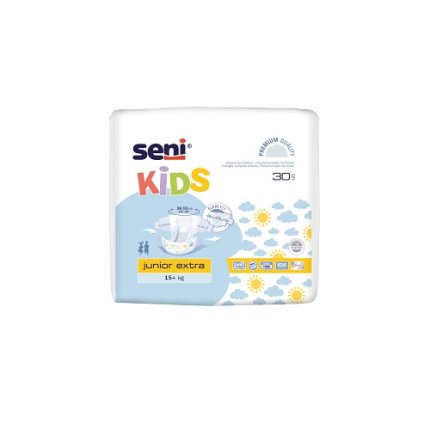 Scutece cu sistem inchis Seni Kids Junior extra 30 bucati