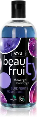 Gel de dus cu fructe albastre, Eva Natura Beauty Fruity, 400 ml - imagine 3
