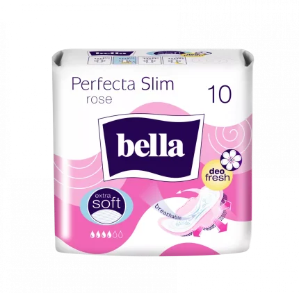 Absorbante Bella Perfecta Slim Rose Extra Soft Deo, 10 buc