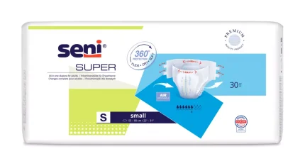 Scutece cu sistem inchis Super Seni, S, 30 buc