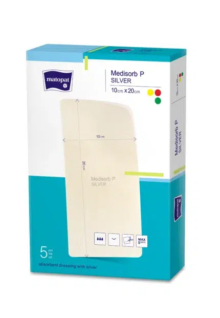 Medisorb P Silver pansament steril 10x20 cm a5