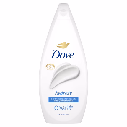 Gel de Dus Dove Hydrate Deeply Nourishing, pentru o piele fina 720 ml